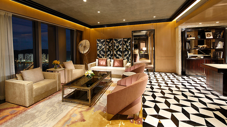 star tower at studio city macau star grand suite living room